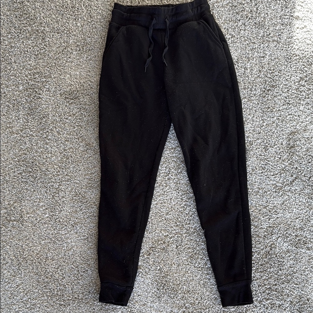 Black Women's Jogger Track Pants - Comfortable Everyday Sweatpants